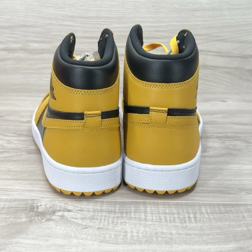 Nike Air Jordan 1 Golf High Pollen Black/Yellow Men's Size 13 DQ0660-100